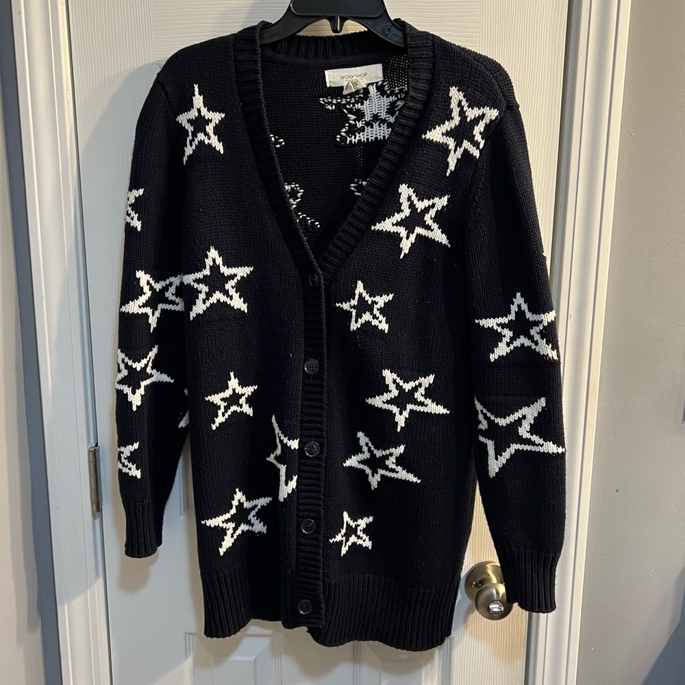 NAVY Workshop Cardigan